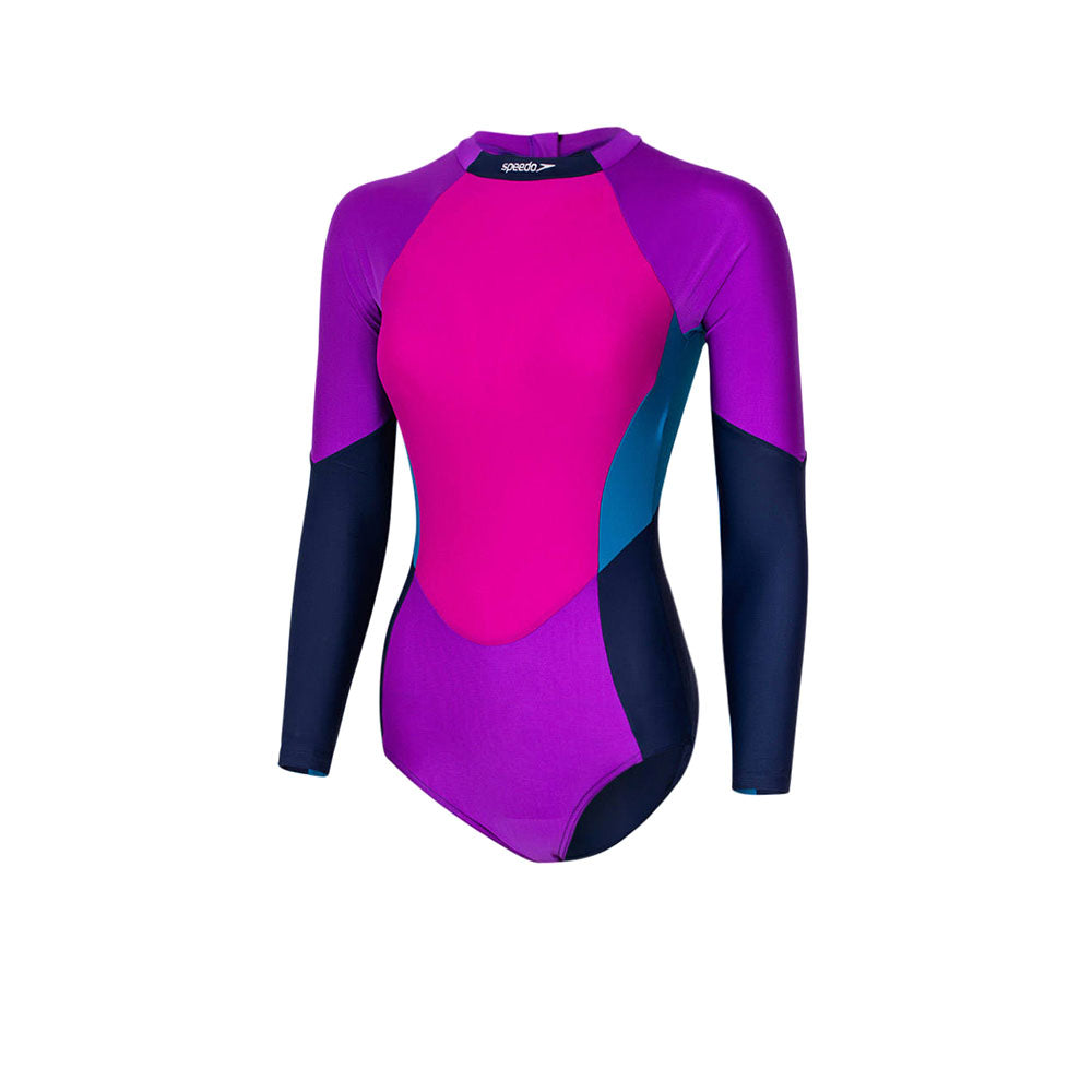 SPEEDO Long Sleeve Zip ชุดว่ายน้ำผู้หญิง